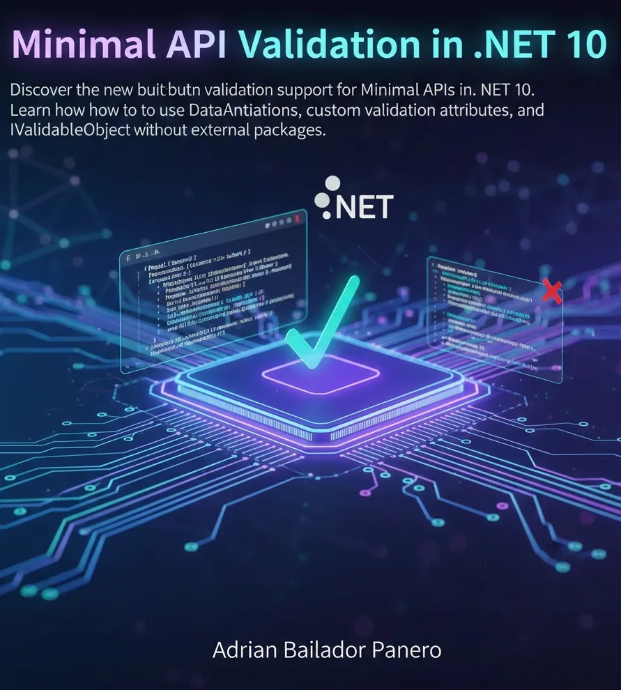 CMinimal API Validation in .NET 10 – by Adrian Bailador Panero