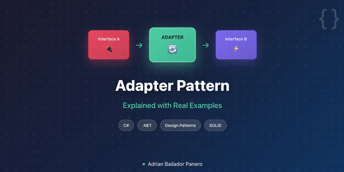 Adapter Pattern Explained with Real Examples – by Adrian Bailador Panero