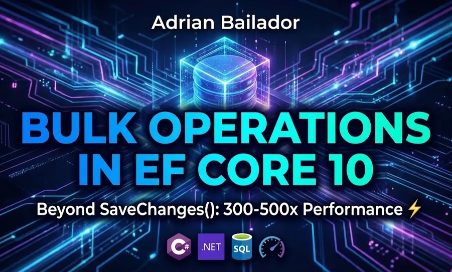 Bulk Operations in EF Core 10: Beyond SaveChanges() – by Adrian Bailador Panero