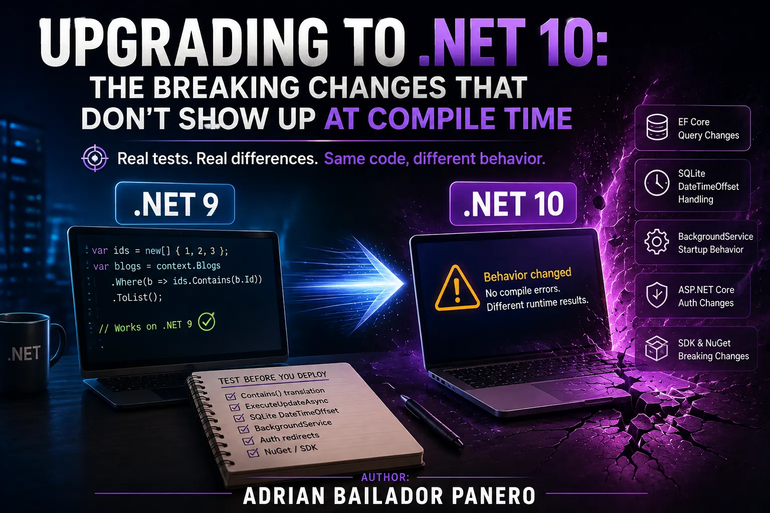 Upgrading to .NET 10: The Breaking Changes That Don't Show Up at Compile Time – by Adrian Bailador Panero