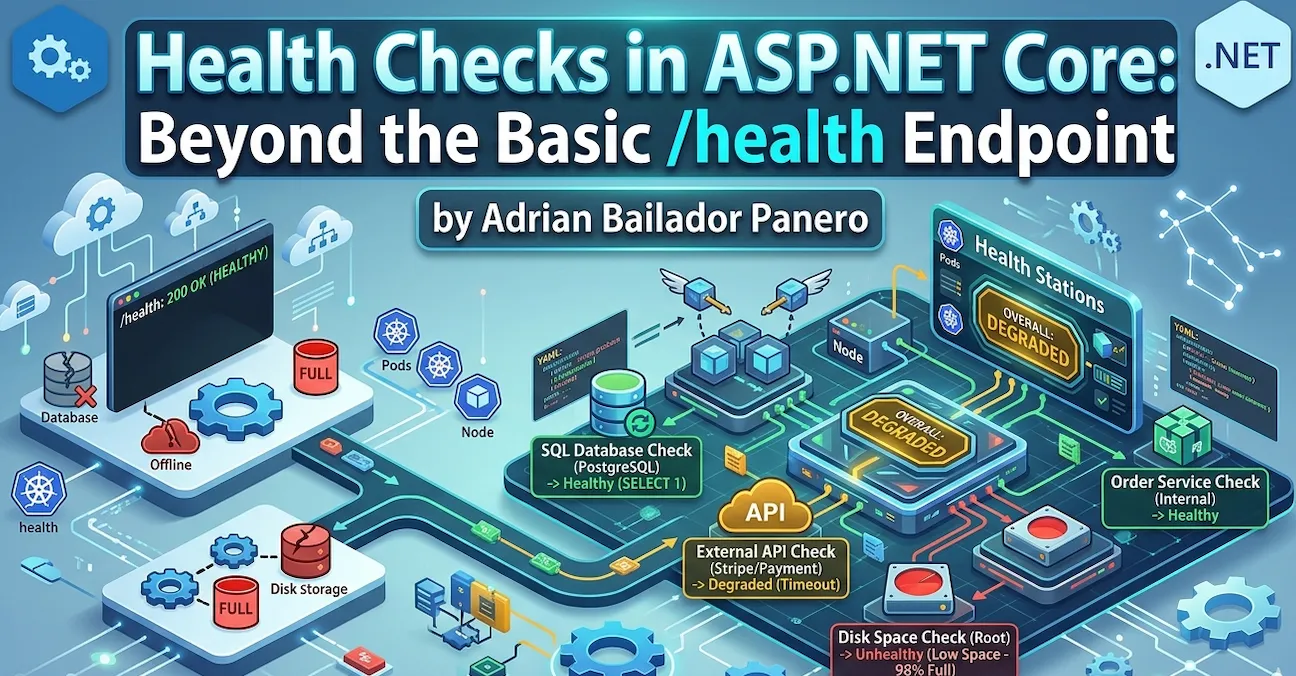 Health Checks in ASP.NET Core: Beyond the Basic /health Endpoint – by Adrian Bailador Panero