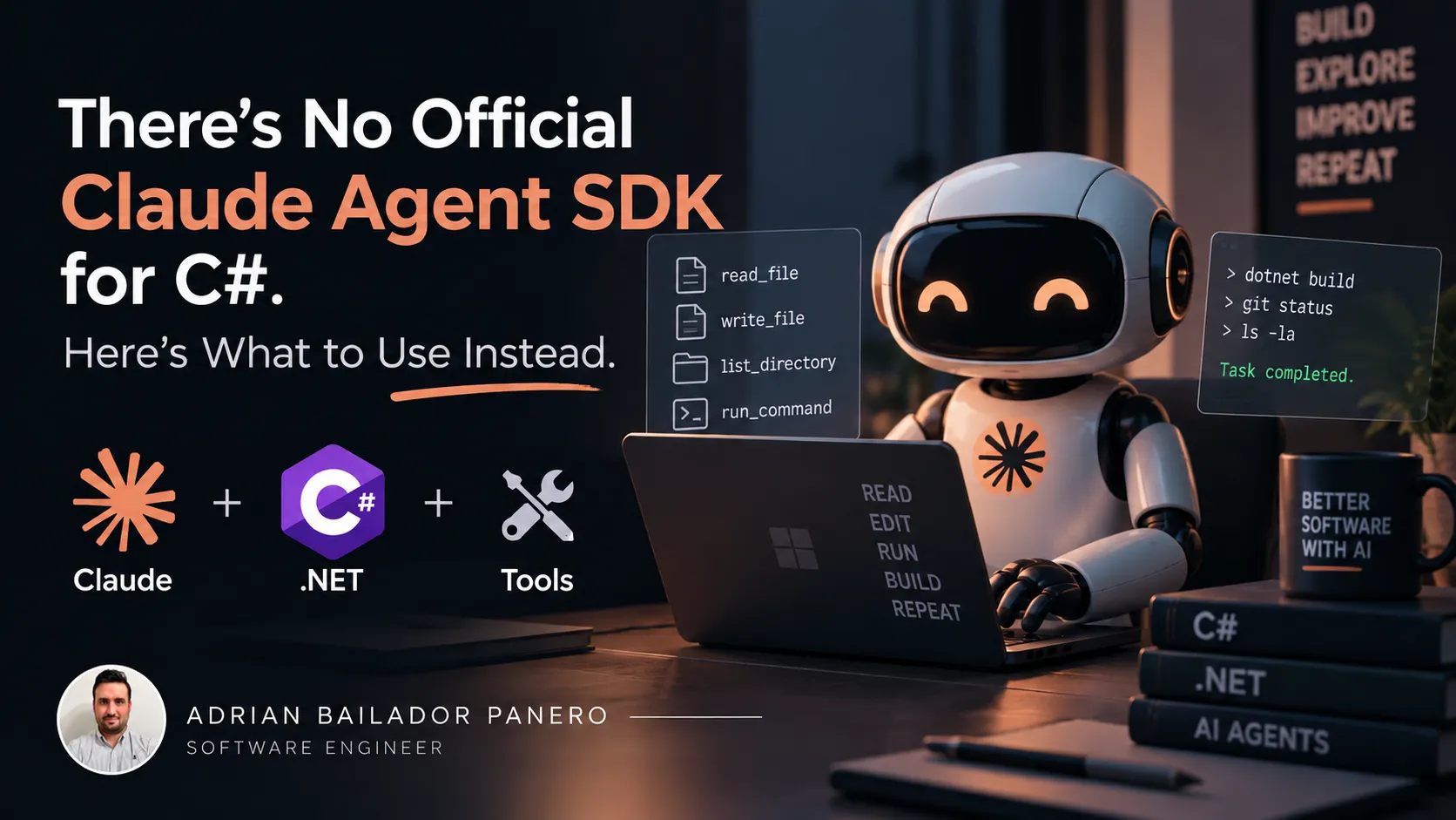 There's No Official Claude Agent SDK for C#. Here's What to Use Instead – by Adrian Bailador Panero