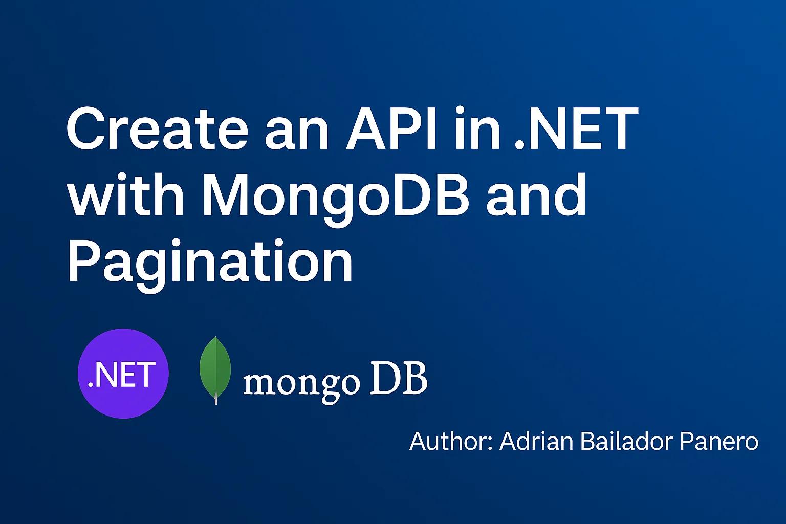 MongoDB and .NET