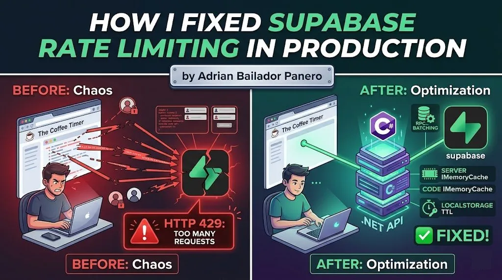 How I Fixed Supabase Rate Limiting in Production – by Adrian Bailador Panero